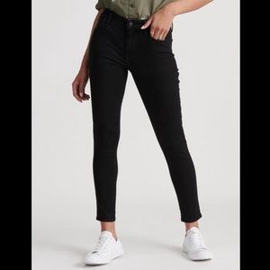 Lucky Brand Mid Rise Ava Skinny Jeans, Black